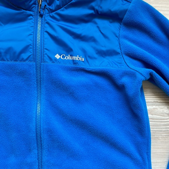 Columbia Fleece Zip Up, Large - Picture 3 of 4